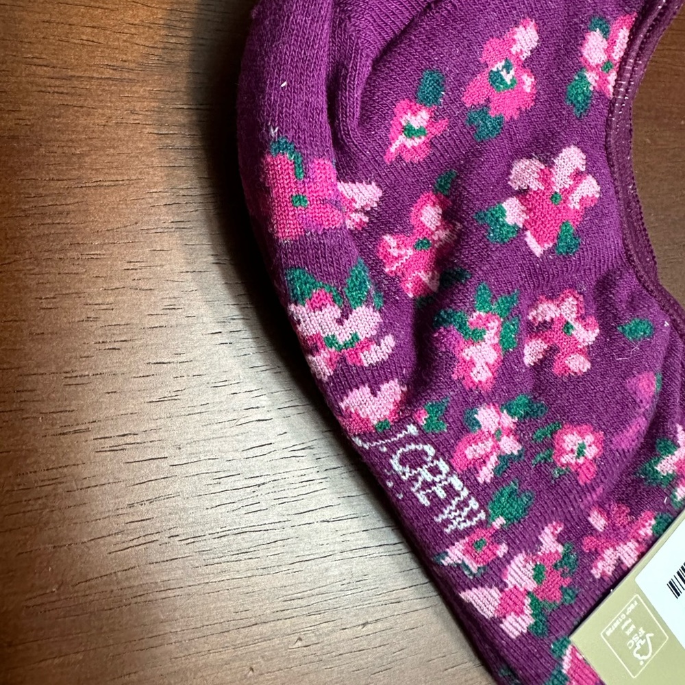 J.Crew Floral No Show Socks OS - Picture 4 of 4